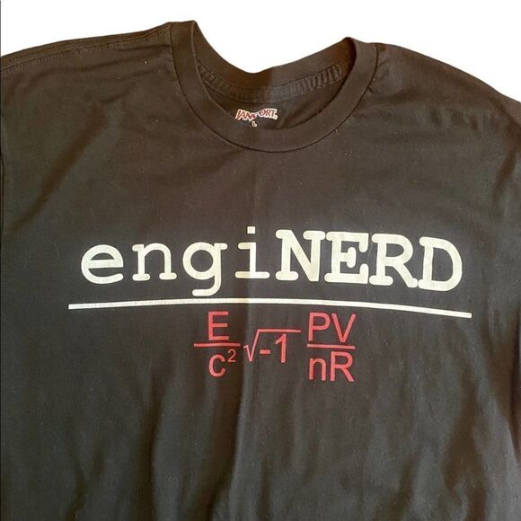 Jansport “Enginerd” ladies stem T-shirt size large - Picture 3 of 7